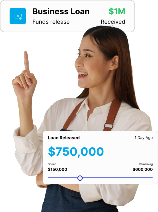 A professional user interface highlighting comprehensive financial service options and a blue Capital Loan Specialist logo.